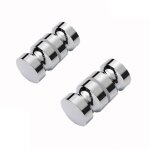 Boutons inox de porte de douche coulissante poign�es de porte de douche en verre pour salle de bain cuisine ...