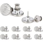 Boutons de jeans sans couture - boutons de pantalon amovibles pour jeans, pantalons ou sacs bouton en ...