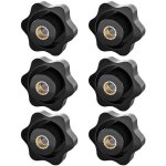 Bouton de serrage m8, xu, ecrou �toile, � filetage molet�, �crou m8, �toile �crous bouton, pour m�caniques, ...