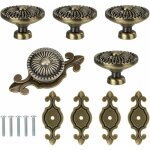 Boutons de tiroir, 5 pi�ces boutons de meubles, rond boutons de tiroir, boutons de porte, boutons d'armoire ...