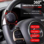 Bouton de volant pour camion de voiture, boule de rappel de volant universelle, ajustement s�r et rotation ...