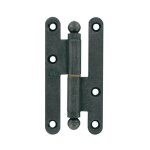 Bouvet - paumelle n�1 vase rustique n�27 14x55 droite epoxy noir 9005 nf