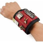 Bracelet magn�tique, 10 aimants puissants puissants bracelet magn�tique pour tenir des vis, des clous, ...