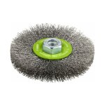 No brand - brosse circulaire 115 mm � fils d'inox ondul�s 115 mm, 0, 3 mm, m14