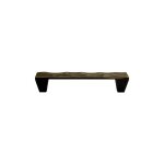 Ouvre&deco ? poign�e de meuble zamak antique 96 mm ? finition marron ? largeur 112 mm ? hauteur 17 mm ...