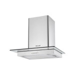Hotte décorative murale brandt bhb1644ix - 60cm - evacuation & recyclage - inox + verre - 552 m3 / h Hotte décorative murale brandt bhb1644ix - 60cm - evacuation & recyclage - inox + verre - 552 m3 / h