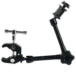 Jusch - bras articul� pour moniteur, �cran lcd, appareil photo reflex num�rique, pince multiple avec ...