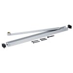 Bras � coulisse pour ferme porte ts 3000 / 5000 - d�cor : argent - geze