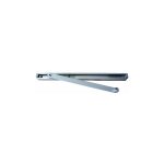 Bras � glissi�re pour ferme - porte gr 150 / 200 / 300 - groom argent avec arr�t 120 argent