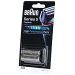 Braun - cassette de rechange compatible avec les rasoirs series 5 52b noire