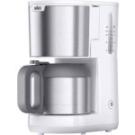 Braun kf 1505 wh cafetire acier inoxydable, blanc w357473