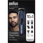 Braun mgk7421 tondeuse  cheveux, tondeuse  barbe, tondeuse corps, tondeuse nez & oreilles lavable bleu ...