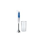 Braun - mixeur electrique plongeant mq3000wh smoothie plus - pied blanc et bleu