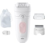 Braun silk - �pil 5 5 - 030 28 pince(s) rose, blanc