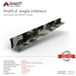 Bravo the smart solution - profil d`angle int�rieur t�le de couverture h12 coloris camouflage printech ...