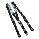 Bretelles pour pantalon piranha et shark nine worths ( north ways 9220 - noir - taille unique