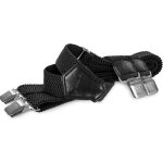 Bretelles robustes avec attaches m�talliques renforc�es, 4 cm de large, r�glables, unisexe, sangle �lastique ...