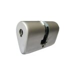 Bricard ? cylindre de serrure monobloc ovo�de bloctout 33x33mm inox ? rotor en polyac�tal ? 3 cl�s inox ...