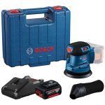 Bricoline - bosch outillage - ponceuse excentrique 18v 125 mm, 1 batterie ah li - ion, chargeur 06013a5021 ...