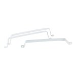 Unelvent - bride de fixation - d�cor : blanc - section : 55 x 220 mm - mat�riau : plastique - s&p