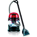 Vira aspirateur laveur pour tapisserie de voiture, nettoyant pour taches d'animaux 2400w noir / rouge ...