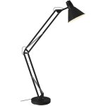 Brilliant lampadaire winston lampadaire 1 lumire noir 1x a60, e27, 60w, adapt aux lampes standard (non ...