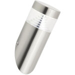 Brilliant lampe avon led torche murale ext�rieure acier inoxydable 1x led 6w int�gr�e (cms), (180lm, ...