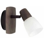 Brilliant lampe milos applique murale vieux cuivre / albtre blanc 1x r50, e14, 40w, adapt aux lampes ...