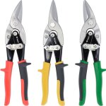 Brilliant tools - jeu de cisailles � t�le, 3 pcs