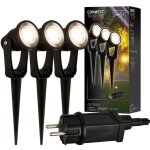 Briloner - connect to shine kit de d marrage lilis avec lot de 3 spots de jardin led, ip65