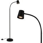 Briloner - lampadaire avec interrupteur au pied, t�te flexible, lampadaire, 127, 5 cm, 1x gu10, max. ...