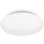 Brilo - ner - plafonnier led � d�cor �toil�, plafonnier led salle de bain ip44, d�cor ajour�, lumi�re ...