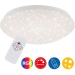 Briloner - plafonnier led leuchten moon, 10 w, 700 lm, ip20, blanc, plastique - m�tal, intensit� lumineuse ...