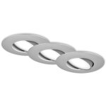 Briloner - plafonnier led, noir, 1xled - platine / 4w