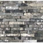 Stone by stone - brique de r�cup�ration grise - angle 24x5x2cm - r�cup�ration - vendu � l'unit�