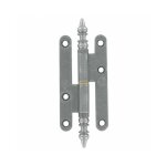 Bros - paumelle boule acier poli n�27 110x55 br + vase gauche - 27arg1151