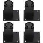 Broleo pied de support de canap�, pied de meuble, noir r�glable pour canap�, meuble, canap�, mat�riel ...