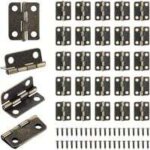 Bronze - 50pcs petits mini charni�res 18 x 16 mm charni�re plate cabinet porte tiroir coffre charni�re ...