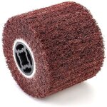 Brosse abrasive brosse en fibre synth�tique pour r�novateur ext�rieur, �120x100x19mm, grain 120