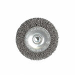 Brosse circulaire d50x17x6 fil acier ondul�
