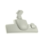 Brosse combinee aspirateur avec roulette pour pieces. . .