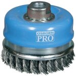 Brosse coupe, fil acier torsad� avec filetage ou al�sage pour meuleuses d'angle. diam�tre 65mm - 6081510002 ...