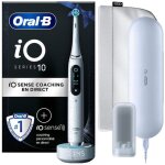 Brosse � dents �lectrique oral b io 10 blanche connectee bluetooth + pochette