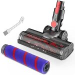 Brosses pour dyson v7 v8 v10 v11 v15 sv12 sv14 sv15, t�te de brosse dyson avec rouleaux souples, lumi�re ...