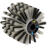 Fartools ? brosse pour meuleuse en fibre plastique �120mm ? al�sage 20mm ? �paisseur 100mm ? nettoyage ...