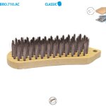 Brosse forme violon 210x170x35 fil acier droit manuelle
