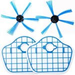 Brosse lat�rale et filtre hepa pour philips robot fc8013 fc8774 fc8772 fc8776 pi�ces de rechange pour ...
