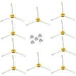 Brosse latrale pour irobot roomba srie 500 600 700 (rouge, 10 pcs brosse latrale  3 bras) - ulisem ...