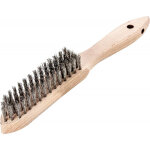Brosse m�tallique fil inox, ondul� 0, 35mm 5 - rangs