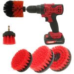 Brosse de nettoyage, 5 pi�ces brosse perceuse nettoyage, brosse visseuse, brosse de forage puissante ...